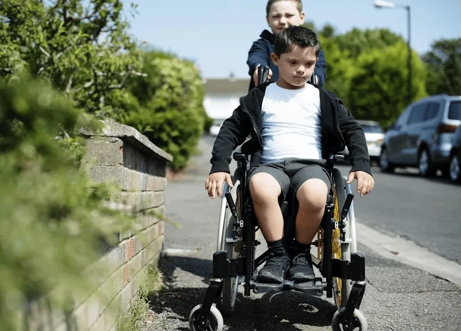 Physiotherapy care for a child with muscle weakness