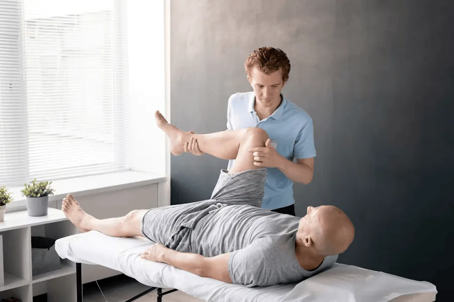 Physiotherapy treatment for muscle paralysis