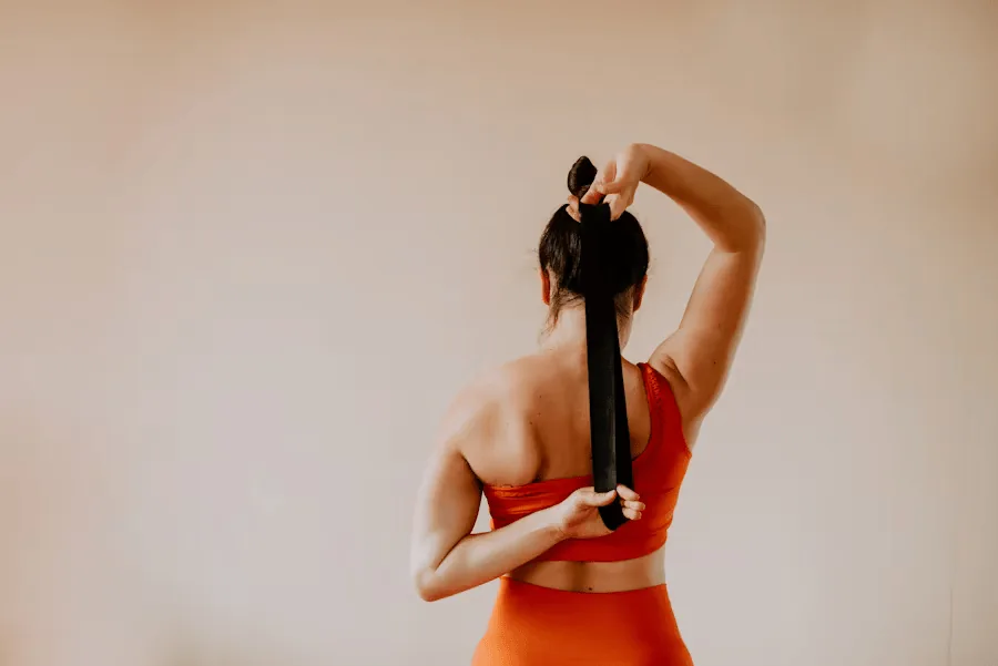 Back training, stretching.