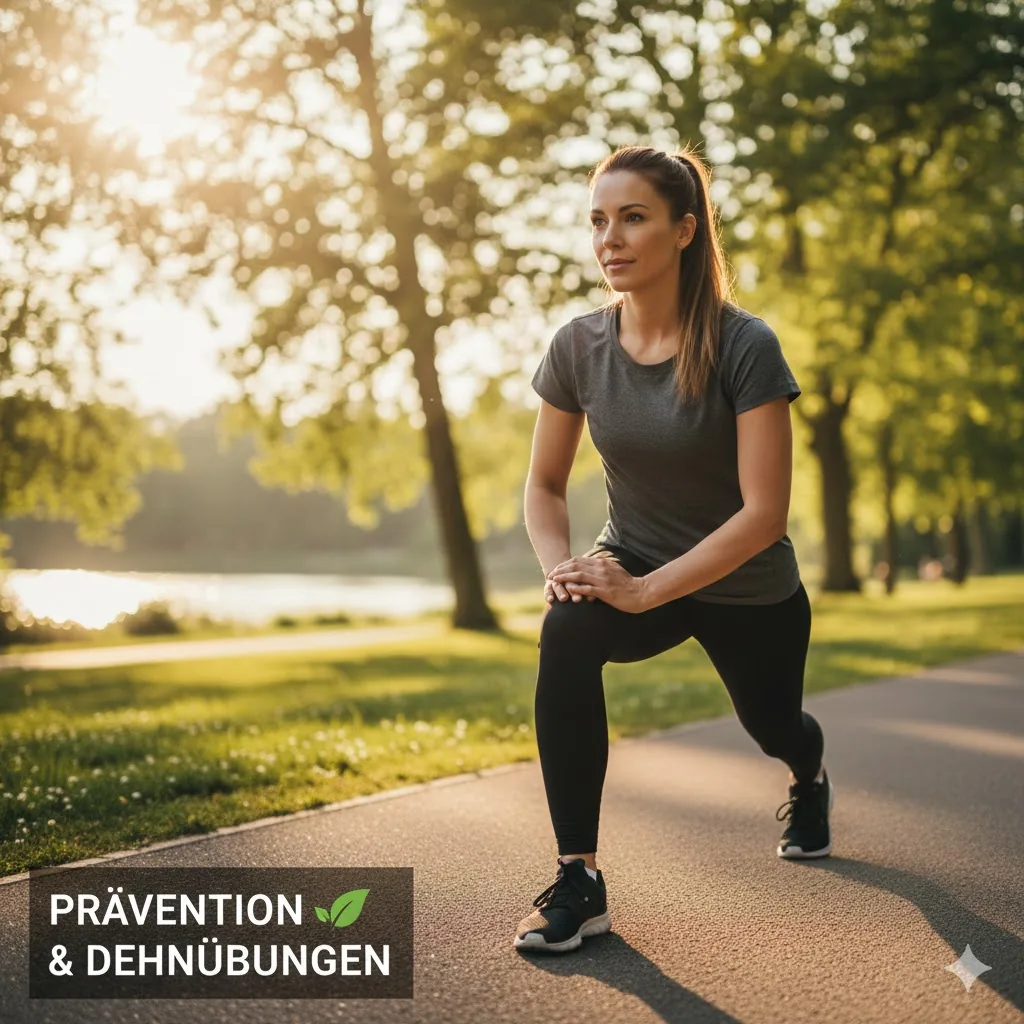 A woman doing sport.